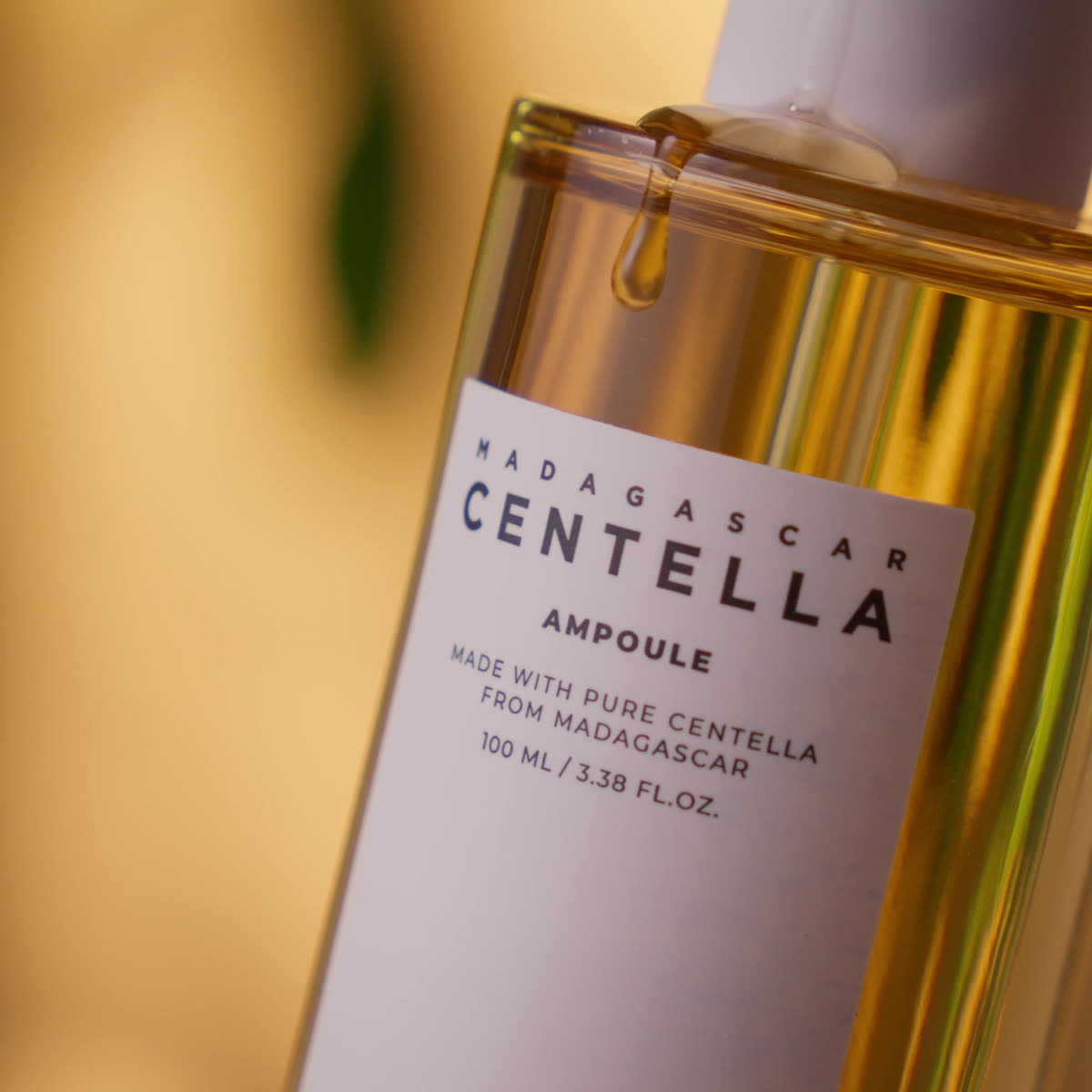 Macro of the ampoule label